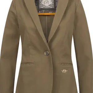 Blaser Jacke Marie Denim Stretch, Dunkel Oliv Preiswert